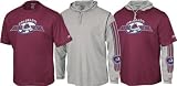 Colorado Avalanche -Burgundy/Grey- Hoodie Tee Combo - Large