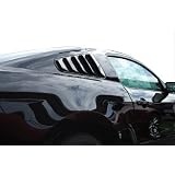 2010 2011 2012 10 11 12 Ford Mustang Painted Quarter Window Louvers Sterling Gray... by DG Custom Auto