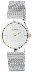 Skagen Men's 233LGSC Two-Tone Mesh Bracelet Watch