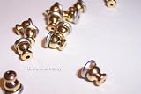 Bullet Clutches 22Kt. Gold Plated for Post Earrings Q.25