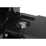Outdoor GreatRoom JAGSIDEBURNER-C Side Burner for Gas Grill with Cart,