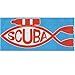 Scuba Diver Fish Symbol Sticker
