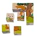Generic 3D Wooden Puzzle Animals Educational Building Blocks W/ Six-Sided Painting RS.405.00