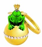 Eigenschaften GIFT COMPANY 72185 / GIFT COMPANY 72185 Froschkönig auf vergoldeter Kugel Schlüsselanhänger