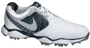 Nike Lunar Control Golf Shoes 552073-101 White/Silver 2014 Mens Size 10 Wide