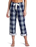 Nautica Sleepwear Women's Woven Plaid Capri
