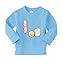 Ripple Junction - Bacon, Eggs And Toast - Light Blue Toddler Long Sleeve Tee