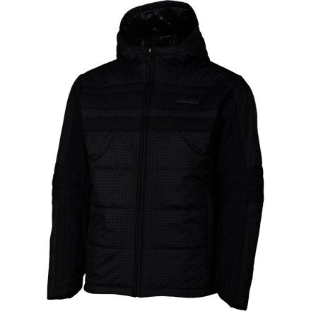 Spyder Phantom Hooded Insulator Jacket - Men's Black Illusion Print/Black/Black, XXL