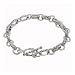 Sterling Silver Oval Rollo Link Bracelet