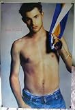 Andy Roddick shirtless POSTER 23.5 x 34 sexy hunky tennis player (poster sent from USA in PVC pipe)