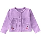 GYMBOREE(ジンボリー) フローラル カーディガン ラベンダー トップスカーディガン 6～12ヶ月【並行輸入】