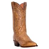 Women's Dan Post 11 Genuine Deer Leather Pull On Western Cowboy Boots