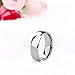 TIGRADE 2mm 4mm 6mm 8mm Titanium Ring Plain Dome High Polished Wedding Band Comfort Fit Size 4-15, 6mm, Silver, Size 7.5