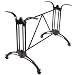 Amalfi 2 x 2 Black Aluminum Table Base