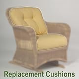 WhiteCraft Sommerwind Wicker Single Glider Replacement Cushions