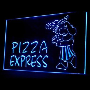 Pizza Express Promotion Green Blue Red White Orange Purple Yellow Advertising LED Light Sign