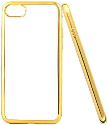 iphone 7 Case, Homewill Flexible Soft TPU Cover Scratch-Resistant and Shock-Absorption Bumper for iPhone7 4.7 Inch (gold)