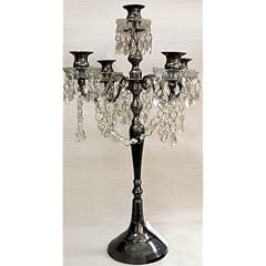 KERZENLEUCHTER KERZENSTÄNDER AUS MESSING CA. 60CM HOCH 5 ARMIG