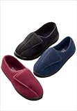 Polyester Fleece Velcro Slippers