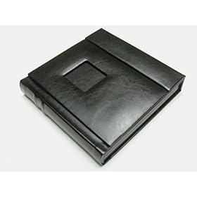 Black 10x10 Self Mount Photo Wedding Album with 20 pages(sides)