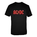 C.I.D. Mens AC/DC - Red Logo - Black