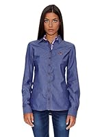 La Española Camisa Mujer Manga Larga (Azul)