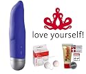 FunFactory Mini-Vibrator Little Dolly (Blau) Luxus Paket inkl. Gleitgel & Liebeskugeln