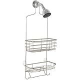 Zenna Home 7704ST, Over-the-Showerhead Caddy, Stainless Steel