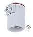 B&P Lamp Edison Size Porcelain Socket with Side Outlet