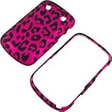 Hot Pink Leopard Print Protector Case for BlackBerry Bold 9900 9930