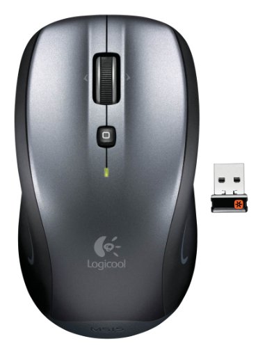 LOGICOOL ワイヤレスマウス Unifying対応 ダークシルバー M515DS