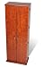 Prepac Cherry Large Locking Media (DVD,CD,Games) Storage Cabinet Image
