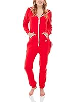 ZIPUPS Mono-Pijama Clean Cut (Rojo)