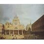Canaletto (II) (Square in front of San Giacomo di Rialto in Venice) Art Poster Print - 13x19