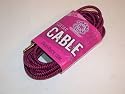Daisy Rock 20 Foot Guitar Cable, Pink & Black