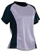 Womens Vapour Tech Tee Steel/Light Blue Large