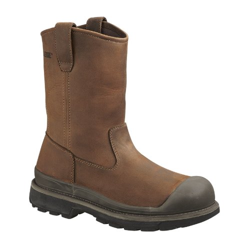 Wolverine Men's 10 Inch Crawford Steel Toe EH Wellington Work Boots