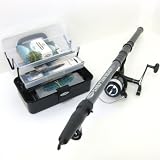 FTD Fladen Beachcaster 3.5m Telescopic Sea Fishing Rod & Charter Surf 65 Reel (pre spooled with 18lb line) & Loaded Sea Tackle Box Set 41oB6Q2qnYL. SL160 FTD Fladen Beachcaster 3.5m Telescopic Sea Fishing Rod & Charter Surf 65 Reel (pre spooled with 18lb line) & Loaded Sea Tackle Box Set