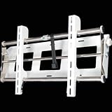 CHEETAH MOUNTS PROFESSIONAL DUAL CROSSBAR PLASMA LCD TV TILT WALL MOUNT FOR 32-60 DISPLAYS WHITE