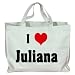 I Love/Heart Juliana Totebag (Cotton Tote / Bag)