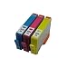 HP Genuine 920XL Cartridges : Cyan, Magenta and Yellow : 3-Pack