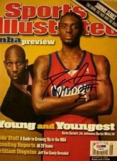 Darius Miles (Los Angeles Clippers) autographed Sports Illustrated Magazine