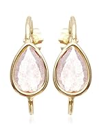 Silver Luxe Pendientes Arete, Rose