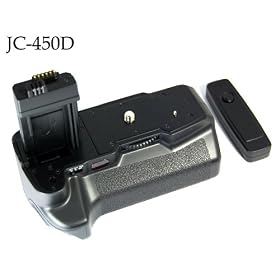 CowboyStudio Battery Grip for Canon EOS Digital 1000D, 450D / Rebel XSi with Remote Control