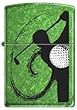 Golf Swing Meadow Green Zippo Lighter