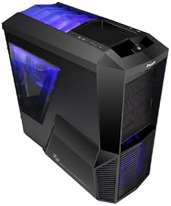 Zalman Z11 Midi Tower Case (ATX, M-ATX, Supports Bottom PSU Installation, Dust Filters for Front and Bottom of System and PSU) by Zalman