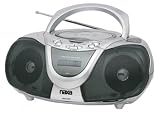 Naxa NX-243 Portable MP3/CD Player With Text Display and AM/FM Stereo Radio