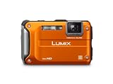 Panasonic – DMC-FT3EF-D – Appareil Photo Numérique – 12,1 Mpix – Zoom optique 4,6x – Etanche 12m – Photo 3D – Orange