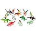 Dozen Small Toy Dinosaurs: 2.5 inch Plastic Toy Dino Figures