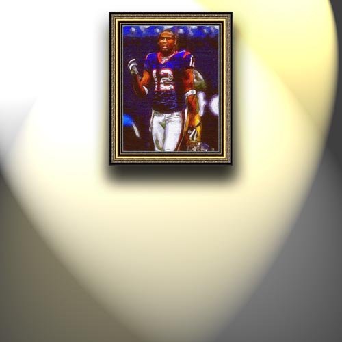 Completely Handpainted American Football Sport Painting, Custom Order FL5611, Oil on Canvas, with Option to Paint Jerry, Brett & Co. from Any Other Favorite Photograph or Picture, Unframed, Size 20'' x 26
